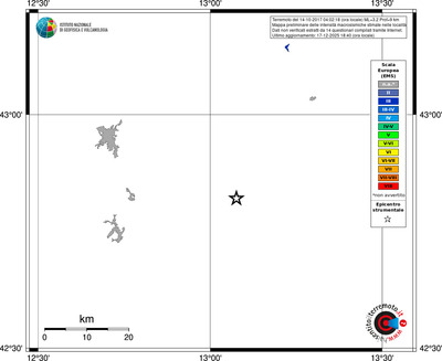 Mappa EMS - territori località