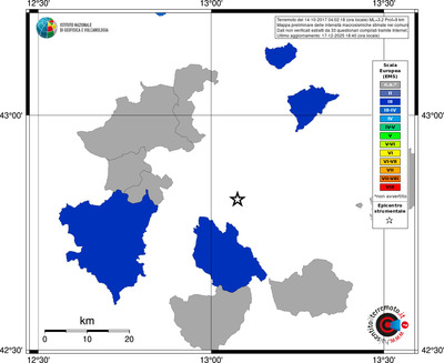Mappa EMS - territori comuni