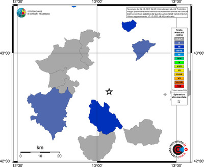 Mappa MCS - territori comuni