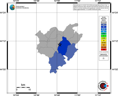 Mappa MCS - territori comuni