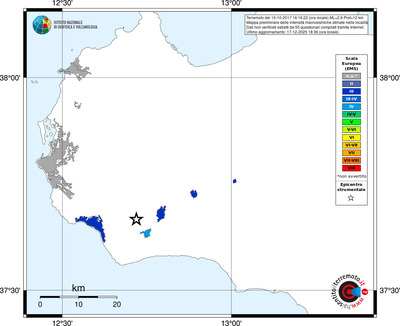Mappa EMS - territori località