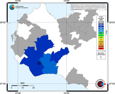 Mappa EMS - territori comuni