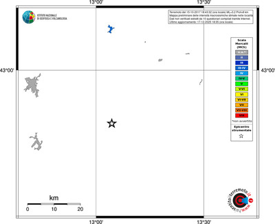 Mappa MCS - territori località