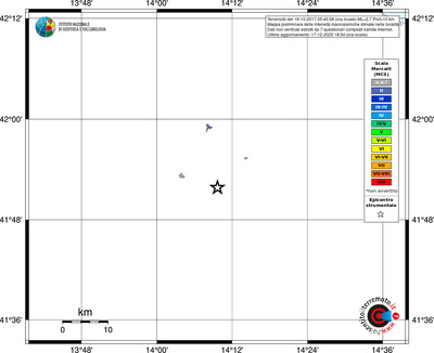 Mappa MCS - territori località