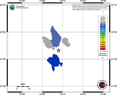Mappa MCS - territori comuni
