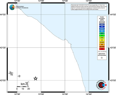 Mappa EMS - territori località