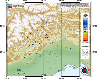 Mappa EMS - località