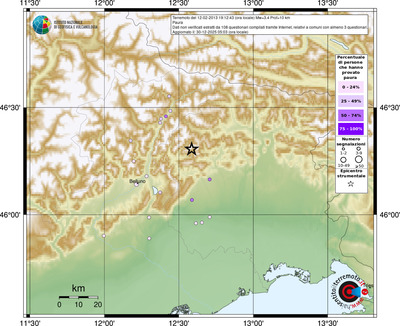 Mappa comuni con almeno 3 questionari