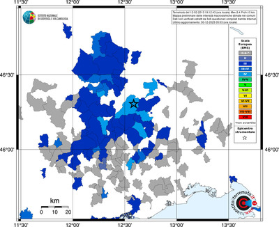 Mappa EMS - territori comuni