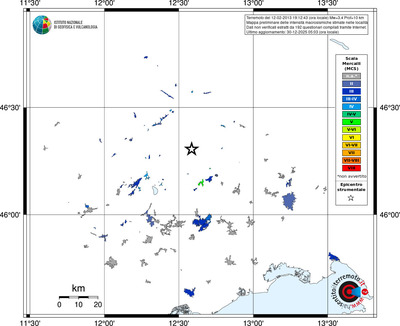 Mappa MCS - territori località