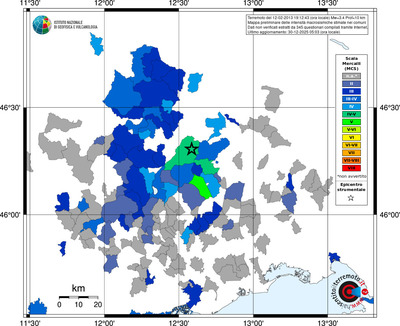 Mappa MCS - territori comuni