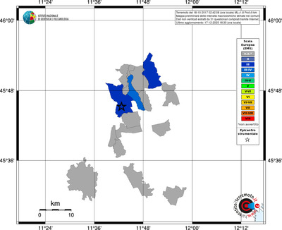 Mappa EMS - territori comuni