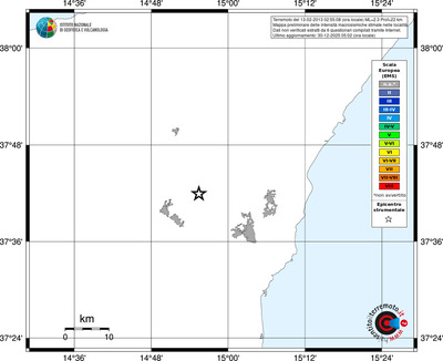 Mappa EMS - territori località