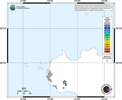 Mappa EMS - territori località