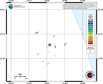 Mappa EMS - territori località