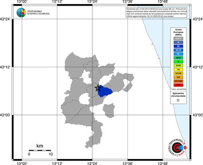 Mappa EMS - territori comuni
