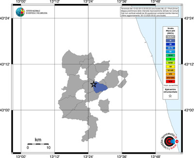Mappa MCS - territori comuni