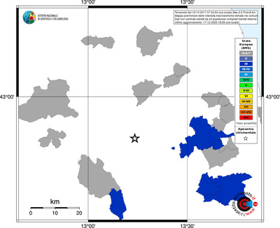 Mappa EMS - territori comuni