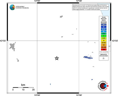 Mappa MCS - territori località