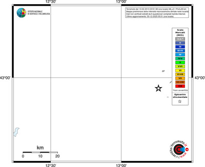 Mappa MCS - territori località