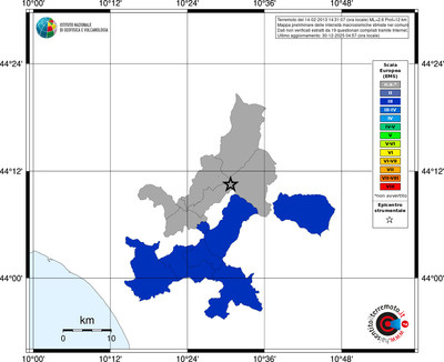Mappa EMS - territori comuni