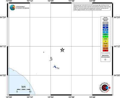 Mappa MCS - territori località