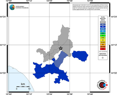 Mappa MCS - territori comuni
