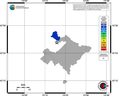 Mappa EMS - territori comuni