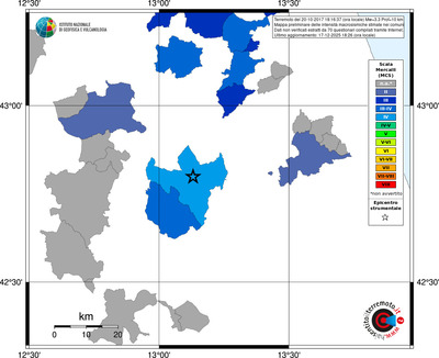 Mappa MCS - territori comuni