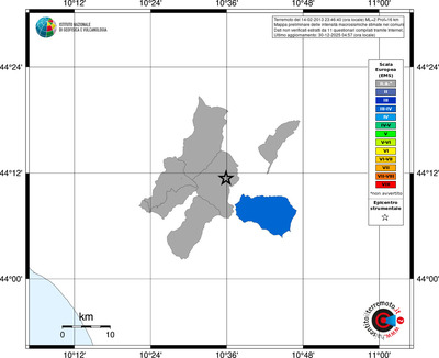 Mappa EMS - territori comuni