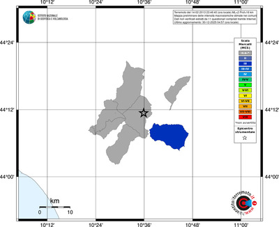 Mappa MCS - territori comuni