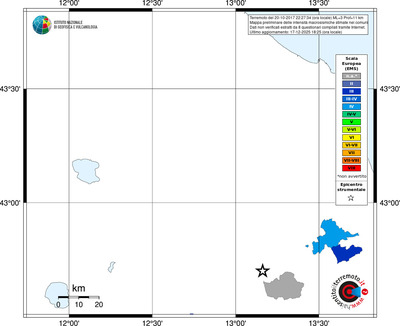 Mappa EMS - territori comuni