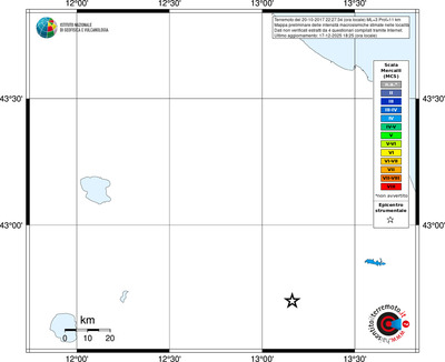 Mappa MCS - territori località