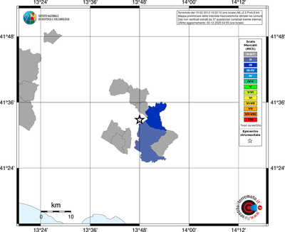 Mappa MCS - territori comuni