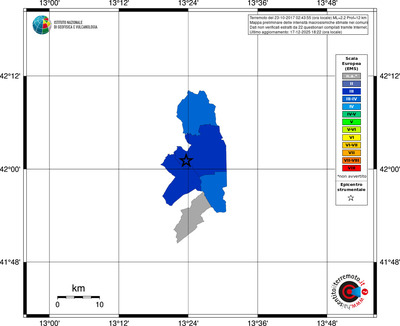 Mappa EMS - territori comuni