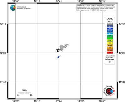 Mappa MCS - territori località