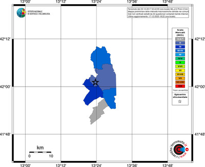 Mappa MCS - territori comuni