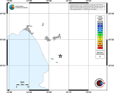 Mappa EMS - territori località