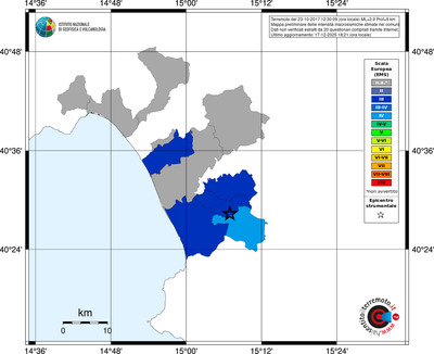 Mappa EMS - territori comuni