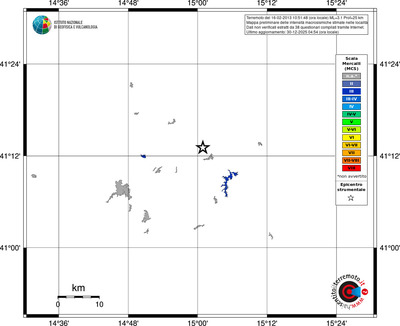 Mappa MCS - territori località