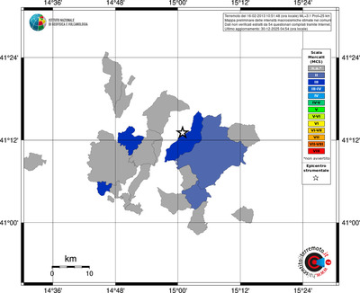 Mappa MCS - territori comuni