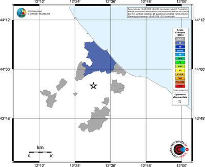 Mappa EMS - territori comuni