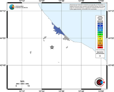 Mappa MCS - territori località
