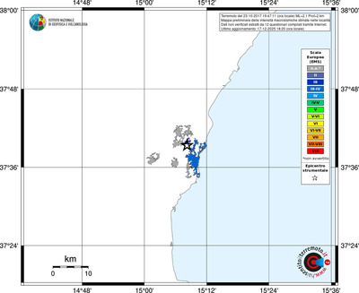 Mappa EMS - territori località