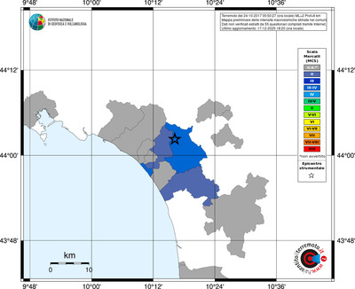 Mappa MCS - territori comuni