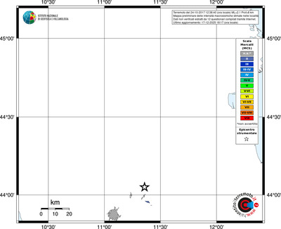 Mappa MCS - territori località