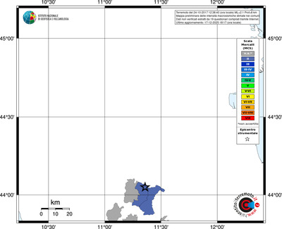 Mappa MCS - territori comuni