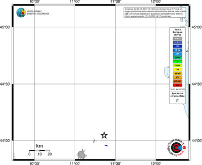 Mappa EMS - territori località
