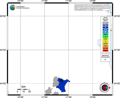 Mappa MCS - territori comuni