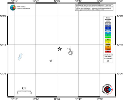 Mappa EMS - territori località